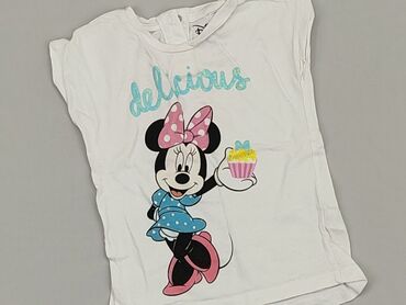 koszulka oversize bershka: Koszulka, Disney, 6-9 m, stan - Bardzo dobry