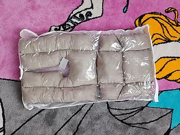 ucuz forma: Uşaq arabası üçün yumşaq döşək-matras. Velur/parça səthli, içi yumşaq — 1