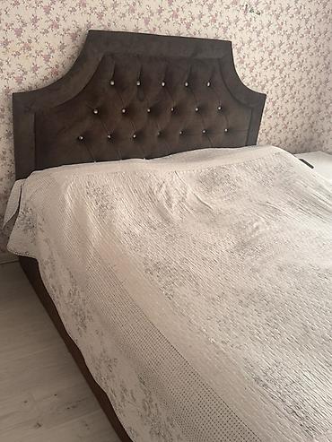 Çarpayılar: Mebel dəsti – çarpayı - Nəfəsalan parça ilə üzlənmiş, yumşaq süngərli — 2