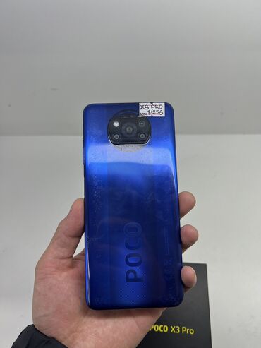 Poco: Poco X3 Pro, Б/у, 256 ГБ, цвет - Синий, 2 SIM