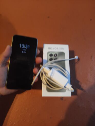телефон флай 154: Honor X6b, 128 ГБ, цвет - Зеленый, Отпечаток пальца, Две SIM карты, Face ID