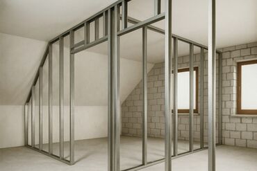 Digər tikinti xidmətləri: Quru tikinti və təmir xidməti - Alçıpan tavan və divar sistemləri — 2