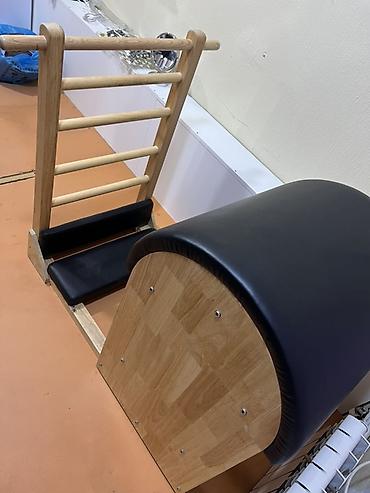 İdman və hobbi: Pilates Barrel (Ladder Barrel) – ağac konstruksiya və dəri örtüklü — 2