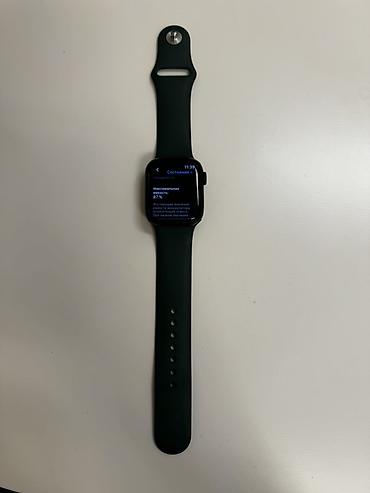 Qol saatları və aksesuarlar: Apple Watch Series 7 – 41 mm (Green Aluminium) 	•	Model: Apple Watch — 5