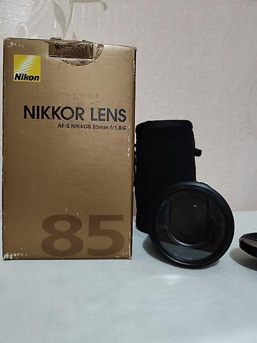80 d: Nikon AF-S NIKKOR 85mm f1.8G состояние идеал все работает. торг — 3