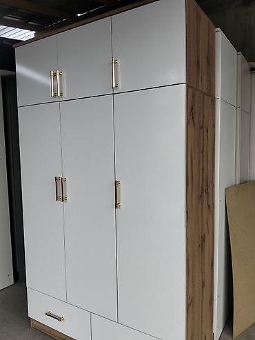 silver kitchen: Шифоньер, шкаф для одежды, Новый, Прямой, ЛДСП — 3