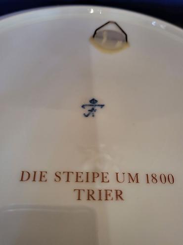 koktel set: Tanjir nov za na zid 196tg+ Furstenberg porcelan Zap.Nemacka. Nov — 8