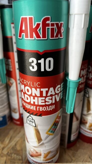 шпатель для натяжных потолков: Акриловый монтажный клей Akfix 310 предназначен для надежного