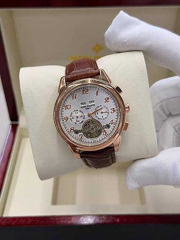 patek philippe geneve: Часы Patek Philippe, механические, с открытым балансом — 8