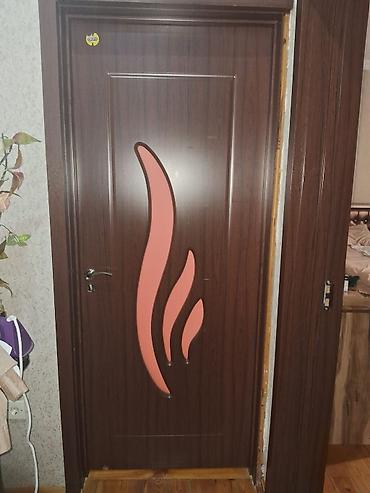 hazir perde: İşlənmiş Otaq qapısı 90x205 sm Zamok ilə, Ünvandan götürmə — 1