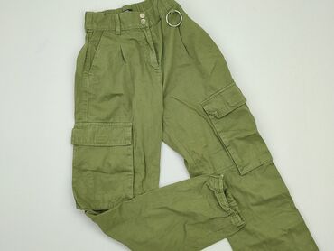 zielone bluzki z falbanką: Штани жіночі, Bershka, S, стан - Задовільний