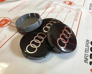 nove felne: ČEPOVI POKLOPCI ZA FELNE AUDI 60 MM / 56 MM - CRNI | ORIGINALNI — 3