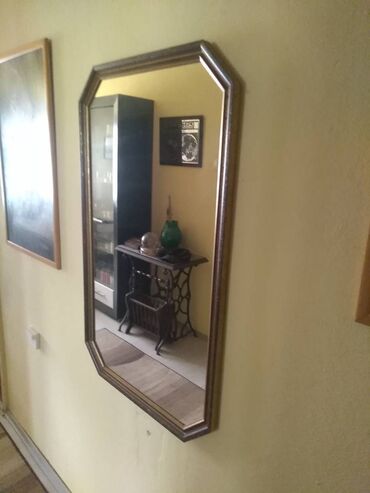 rajfešlus za jakne: Wall mirror, shape - Irregular, 101 x 60 cm, Used