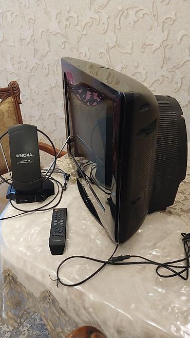televizorlar gence: Samsung CRT televizor + NOVA otaq antenası dəsti - Brend/model — 2