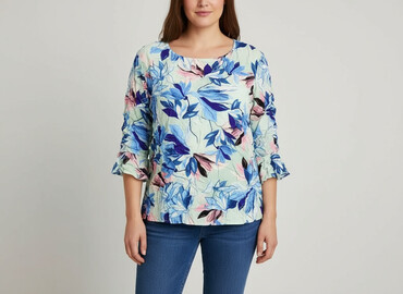modne bluzki plus size: ALBA MODA, Жіноча блуза, розмір XL