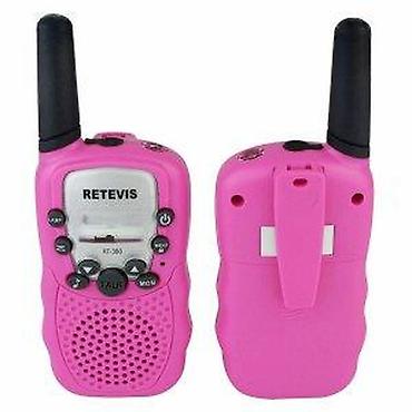 Ostali aksesoari za decu: Baofeng BF-T3 par PMR/FRS dječijih/turističkih vokitokija – roze boje — 9