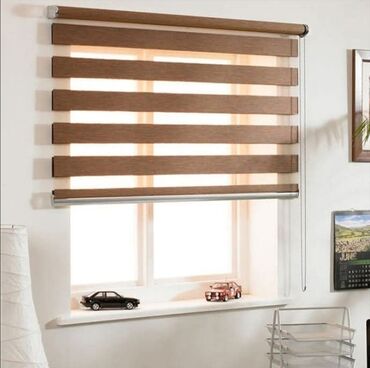 Pərdə və tüllər: Məhsul: Pərdə və jalüz kolleksiyası - Dikey tull pərdə: Ağ əsaslı — 5