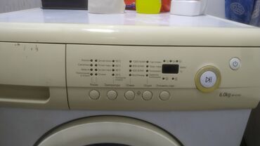 установка стиральной машинки: Стиральная машина Samsung, Б/у, Автомат, До 6 кг, Полноразмерная
