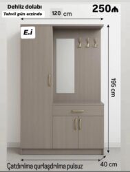 Dolablar: Yeni, Düz dolab, Dəhliz dolabı