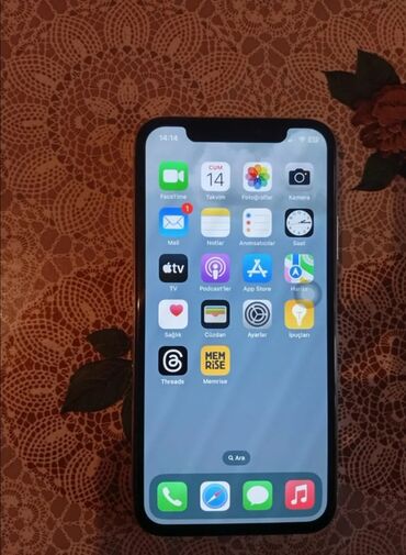 iphone x space gray: IPhone X, 256 GB, Ağ, Simsiz şarj, Face ID