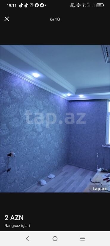 Təmir işləri: Xidmət: Təmir-tikinti və dizayn işləri Təklif olunan işlər: - Rəngsaz — 6