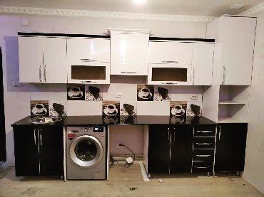 функциональная кухонная мебель: Кухня!!! Кареиский акрил на заказ
Погон метр 11000