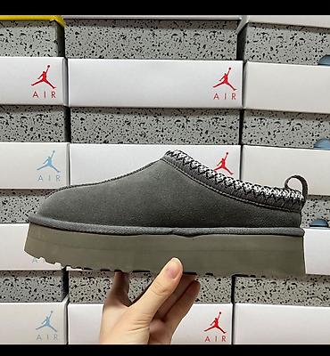 Papuče: UGG platforme papuče / klompe u camel boji, izrađene od mekog — 10