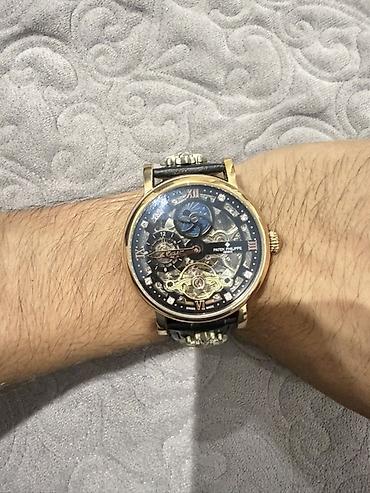 barter saat: İşlənmiş, Qol saatı, Patek Phillipe, rəng - Qızılı — 1