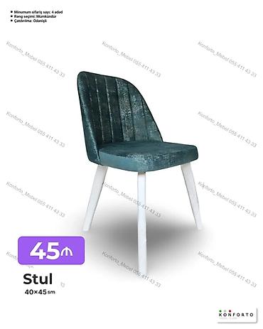 Stul – 40×45 sm - Yumşaq oturacaq və bel hissəsi ilə rahat dizayn - lalafo.az -da Stul – 40×45 sm - Yumşaq oturacaq və bel hissəsi ilə rahat dizayn -