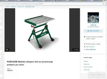 Aparati za zavarivanje: *** SUPER AKCIJA *** #2522 Radni sto za zavarivanje -PARKSIDE; — 14