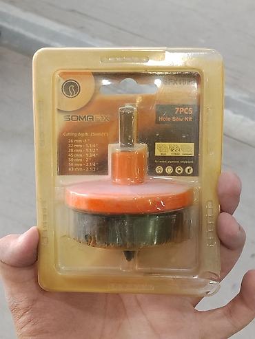 Набор коронок по дереву SOMAFIX, 7 предметов (Hole Saw Kit) -