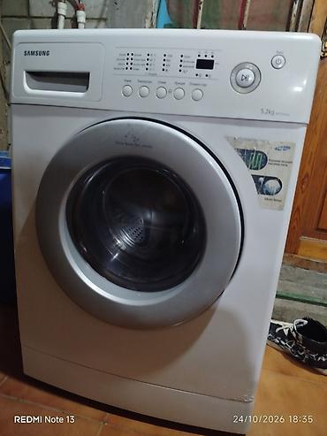 Samsung önyükləməli paltaryuyan maşın - Yükleme həcmi: 5.2 kq -