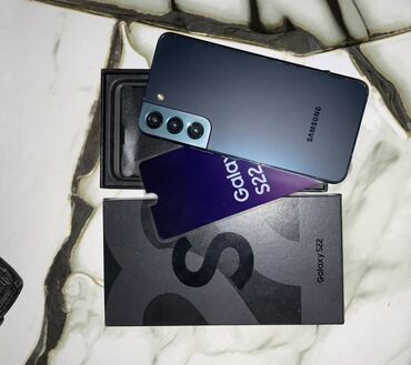 Samsung: Samsung Galaxy S22, 256 GB, rəng - Boz, Sənədlərlə