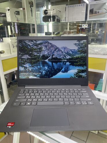 Ноутбук, Lenovo, 8 ГБ ОЗУ, AMD Ryzen 3, 14.3 ", Для работы, учебы, память SSD