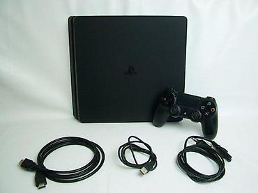 PS4 (Sony Playstation 4): U ponudi je Sony PlayStation 4 Slim. Stanje: odlično očuvana, komplet — 11