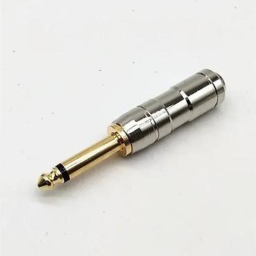 barski set: BANANA 6,3MM MONO,KVALITET EXTRA | Pozlaćeni konektor vrhunskog — 2