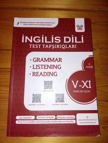 ingiliscə danışıq kitabçası pdf: İngilis dili-test tapşırıqları