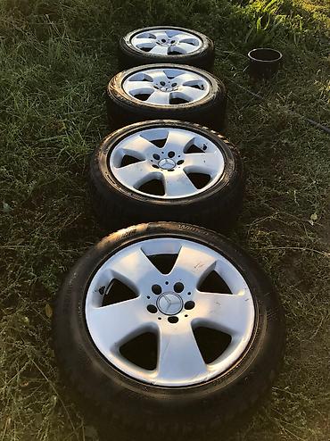 Транспорт: Колеса в сборе 225 / 55 / R 17, Всесезонная, Б/у, Комплект, Легковые, Литые, отверстий - 5 — 4