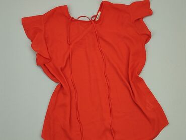 czerwona bluzki krótki rękaw: Bluzka Damska, Papaya, XL, stan - Bardzo dobry