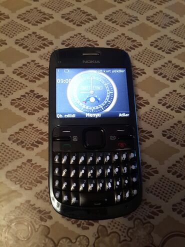 nokia e61: Nokia C3, rəng - Göy, Düyməli