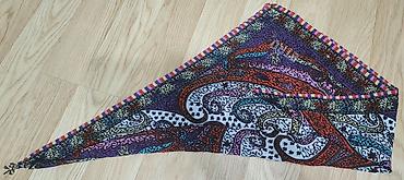 versage sep: Üçbucaq formalı naxışlı şərf/fular/șal - Material: yüngül, nəfəsalan — 2