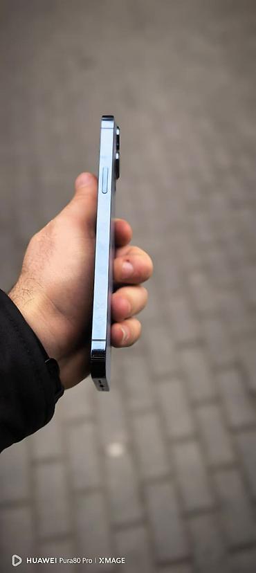 iphone case: IPhone 13 Pro Max, 128 GB, Sierra Blue, Zəmanət, Face ID, Sənədlərlə — 2