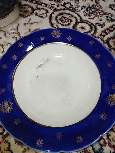 çay servis: Nahar dəsti, rəng - Mavi, Farfor — 4