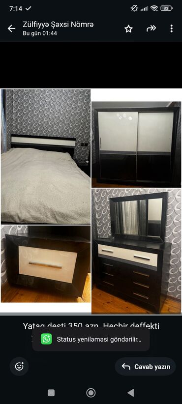 Sifarişlə dolablar: İkinəfərlik çarpayı, İşlənmiş lalafo.az -da Sifarişlə dolablar: İkinəfərlik çarpayı, İşlənmiş