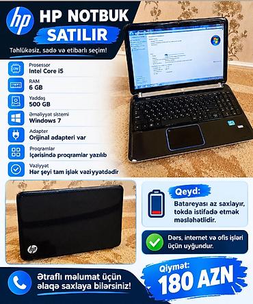 12 pro mac: HP Notbuk i5 6Ram 500GB Yadas
Adaptoru herseyi var — 1