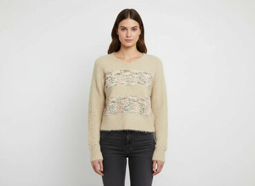 sweter kopertowy wiązany zara: Izabel London, Светр жіночий, розмір M