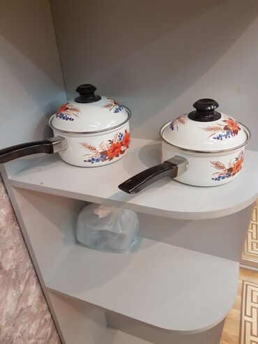 Qazanlar: Qazan, rəng - Ağ, 2,5 bucket volume l — 2