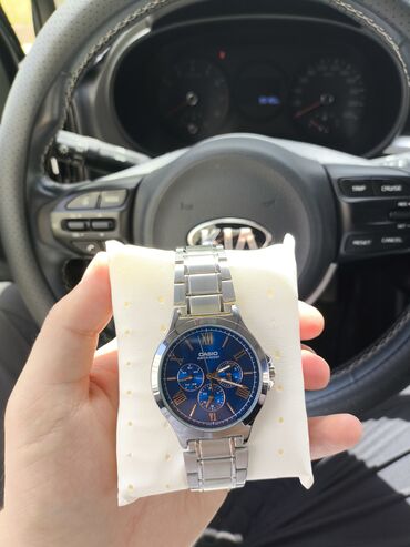 продаю обручальные кольца: Классические часы часы, Casio, Серебро, Япония, Водонепроницаемые, Оригинал, Мужские, Новый