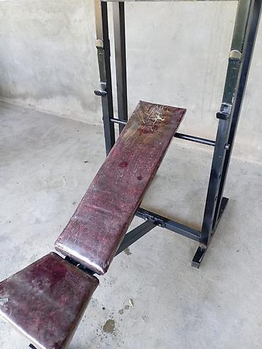 ucuz velosiped: Çoxfunksiyalı güc skamyası və ştanq dayağı - Material: qalın profilli — 7