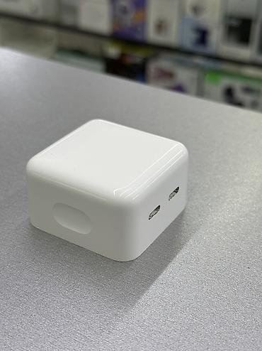 john wick: Оригинал б/у зарядное устройство Apple 35W, два type-c порта. Осталось — 2